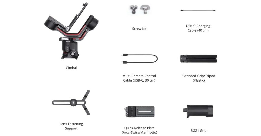 DJI RS 3 Axis Gimbal Stabilizer for DSLR
